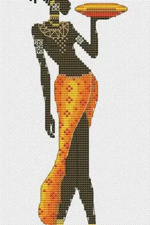 African Girl 3 - PDF Cross Stitch Pattern New Release
