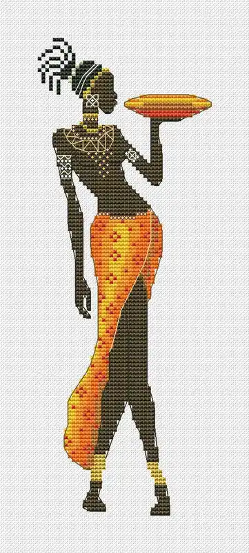African Girl 3 - PDF Cross Stitch Pattern New Release