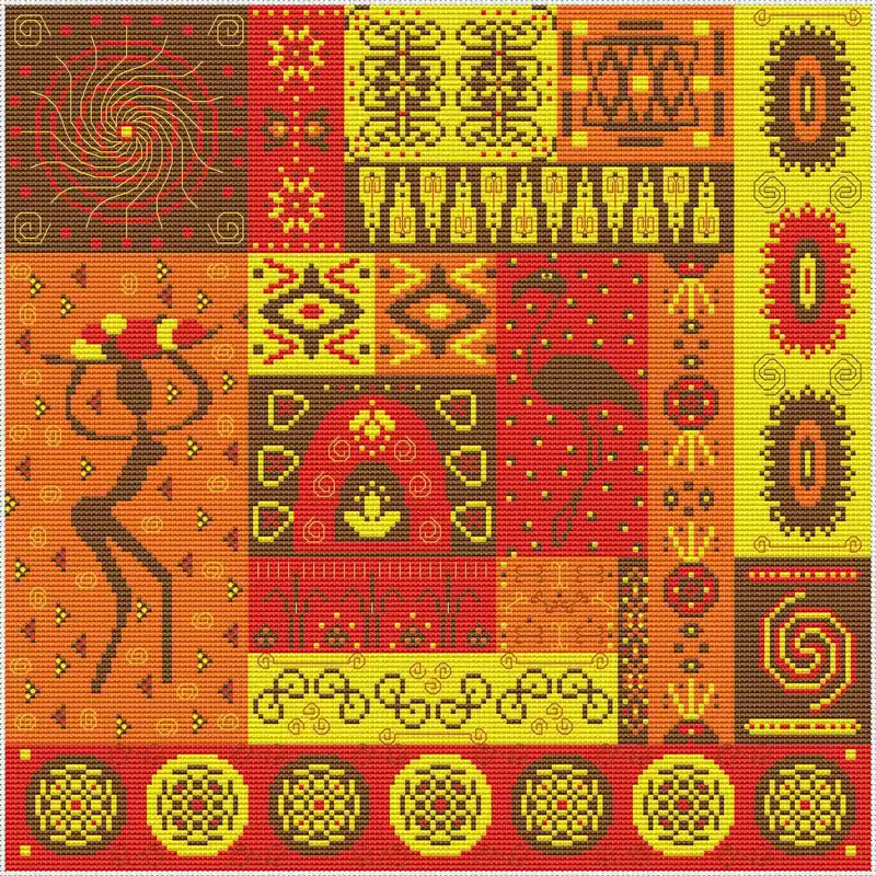 Africa 1 - PDF Cross Stitch Pattern Clearance