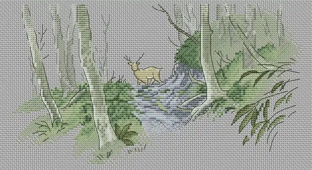 In The Woods - PDF Cross Stitch Pattern Fan Favorite