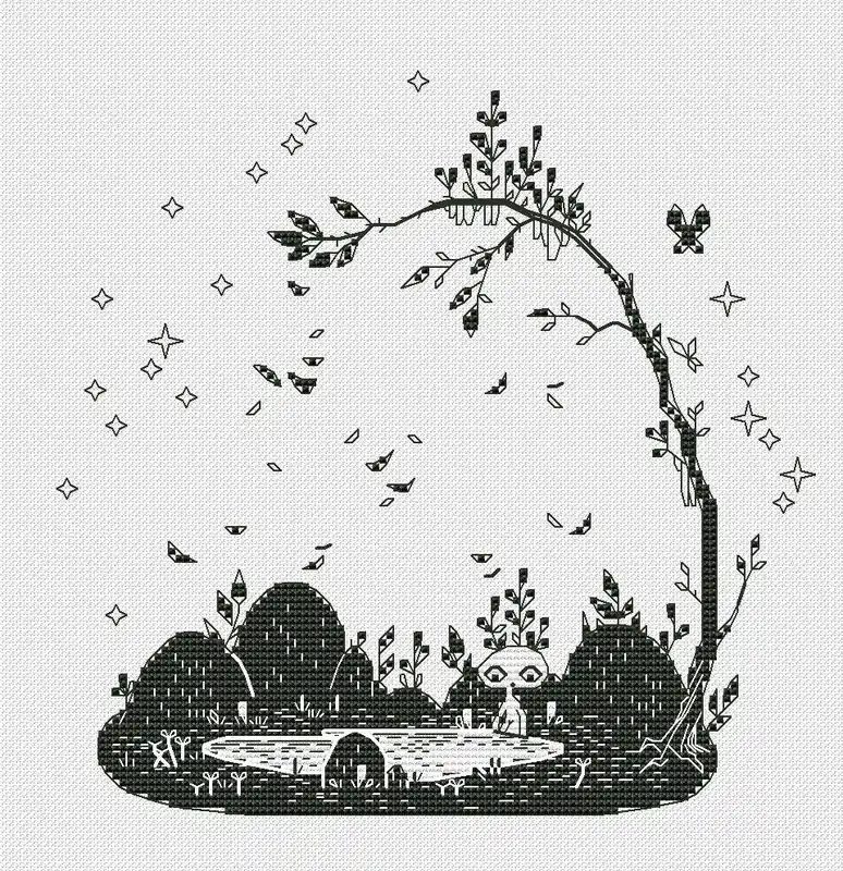 Warranty Included Forest Spirit - PDF Cross Stitch Pattern