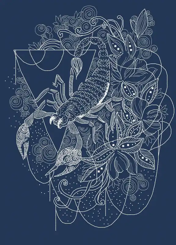 Scorpion - PDF Cross Stitch Pattern Affordable