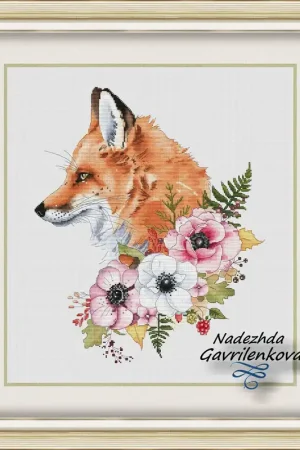 Mr Fox - PDF Counted Cross Stitch Pattern Budget