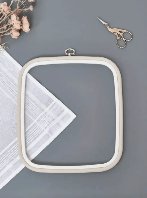 Square Flexi Hoop Nurge 230-13 White Save Now