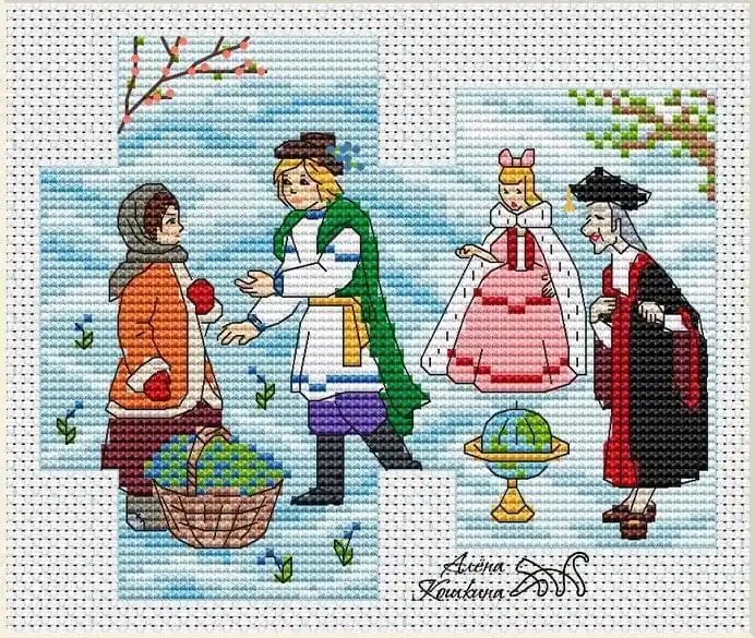 12 Months - PDF Cross Stitch Pattern Warranty Included