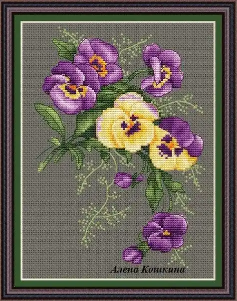 Heartsease - PDF Cross Stitch Pattern Editor’s Pick