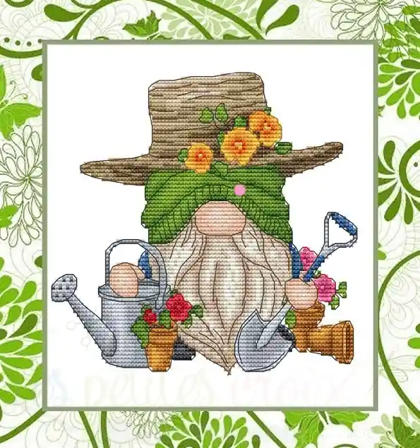 Best Price Gnome Gardener - PDF Cross Stitch Pattern