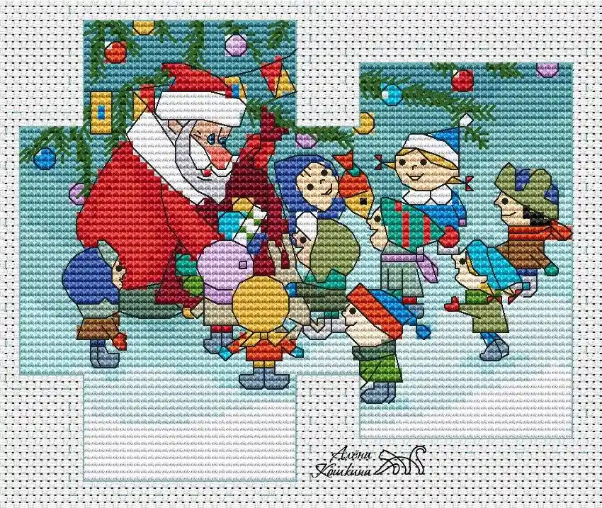 Limited Offer Santa and Summer - PDF Cross Stitch Pattern