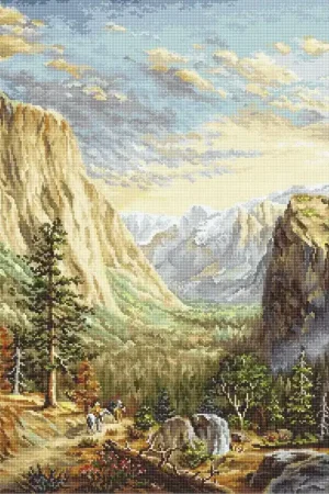 Riding the Range B612L Counted Cross-Stitch Kit Big Sale