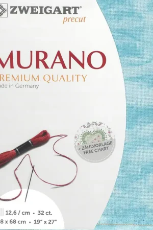 Precut Zweigart Murano Vintage 32 count Country Atlantic 3984/5439 Sale