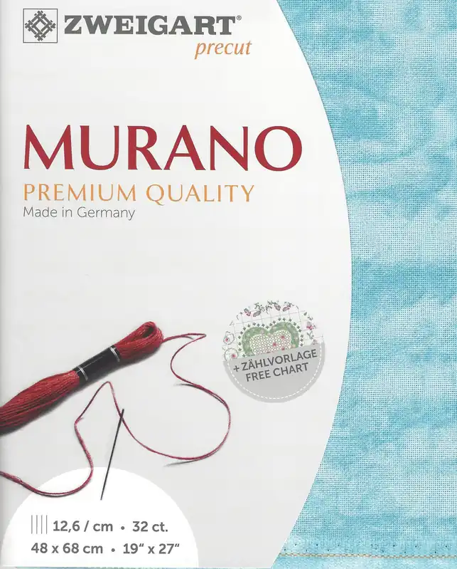 Precut Zweigart Murano Vintage 32 count Country Atlantic 3984/5439 Sale