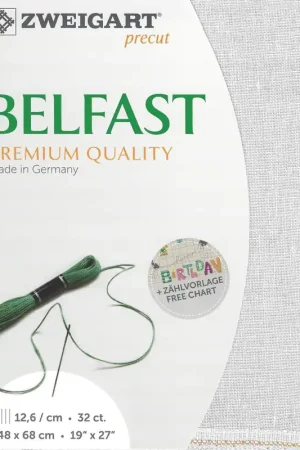 Save Now Precut Zweigart Belfast 32 count Silvery Moon 3609/7011