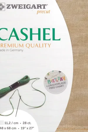 Buy Online Precut Zweigart Cashel Vintage 28 count Vintage Country Mocha 3281/3009
