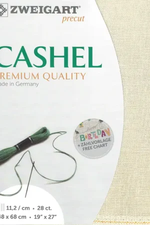 Top Rated Precut Zweigart Cashel 28 count Platinum 3281/770