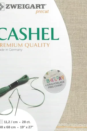 Precut Zweigart Cashel 28 count Flax 3281/52 Sale