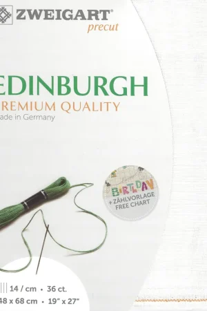 Precut Zweigart Edinburgh 36 count White 3217/100 Get Yours