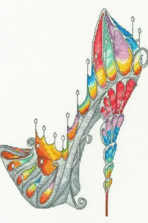 Best Choice Stained Glass Slipper XSK7 Counted Cross Stitch Kit