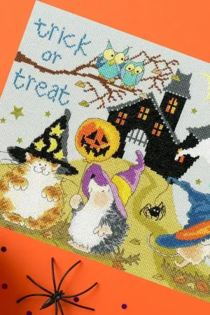 Trick Or Treat XMS29 Counted Cross Stitch Kit Low Price