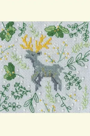 Editor’s Pick Scandi Deer Kit XMAS62 Counted Cross Stitch Kit