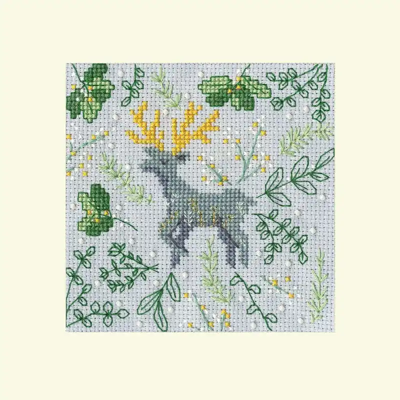 Editor’s Pick Scandi Deer Kit XMAS62 Counted Cross Stitch Kit