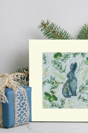 Scandi Hare Kit XMAS61 Counted Cross Stitch Kit Discount