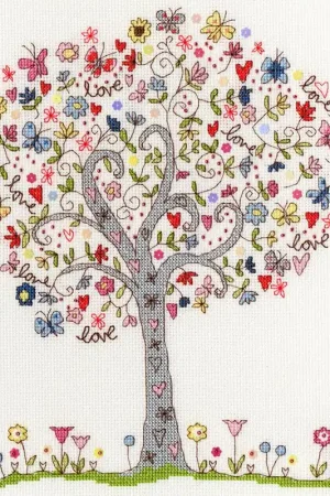 Love Tree XKA2 Counted Cross Stitch Kit Limited Time