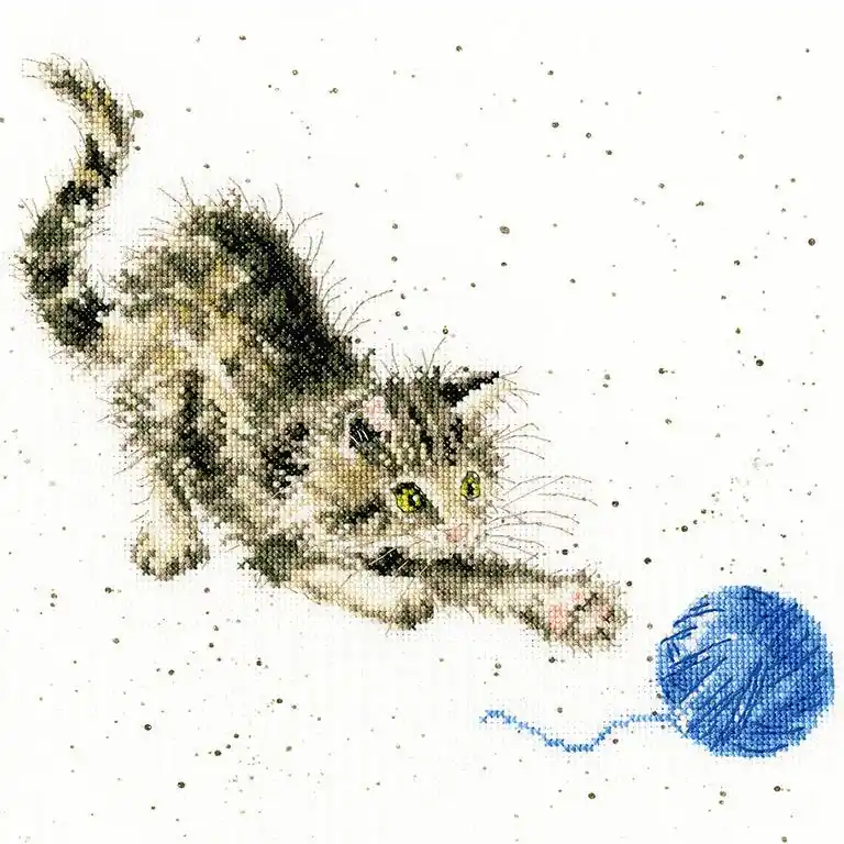 Kitty XHD71 Counted Cross Stitch Kit Warranty Included