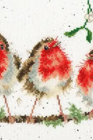 Hot Picks Rockin' Robins XHD69 Counted Cross Stitch Kit