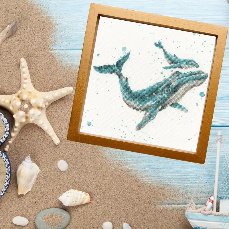 New Release Marine Blue XHD113 Counted Cross Stitch Kit