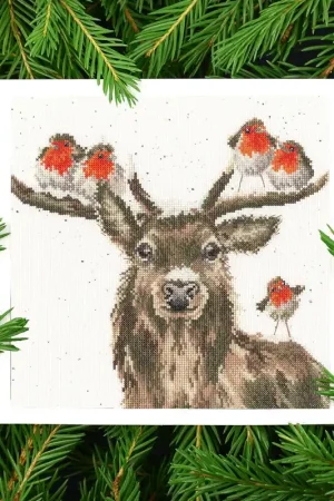 Festive Friends XHD110 Counted Cross Stitch Kit Editor’s Pick