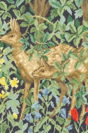 Greenery Deer XAC17 Counted Cross Stitch Kit Direct From Manufacturer