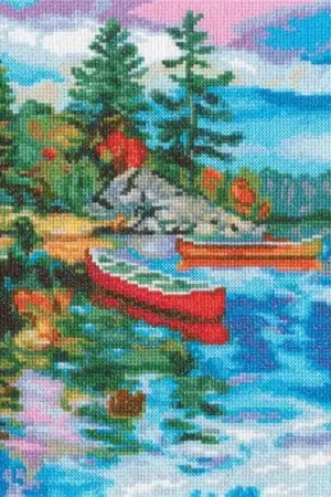 Sky reflection M975 Counted Cross Stitch Kit Trending