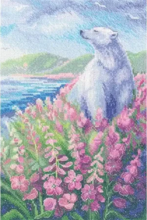 Limited Offer Arctic summer M972 Counted Cross Stitch Kit