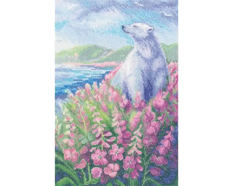 Limited Offer Arctic summer M972 Counted Cross Stitch Kit