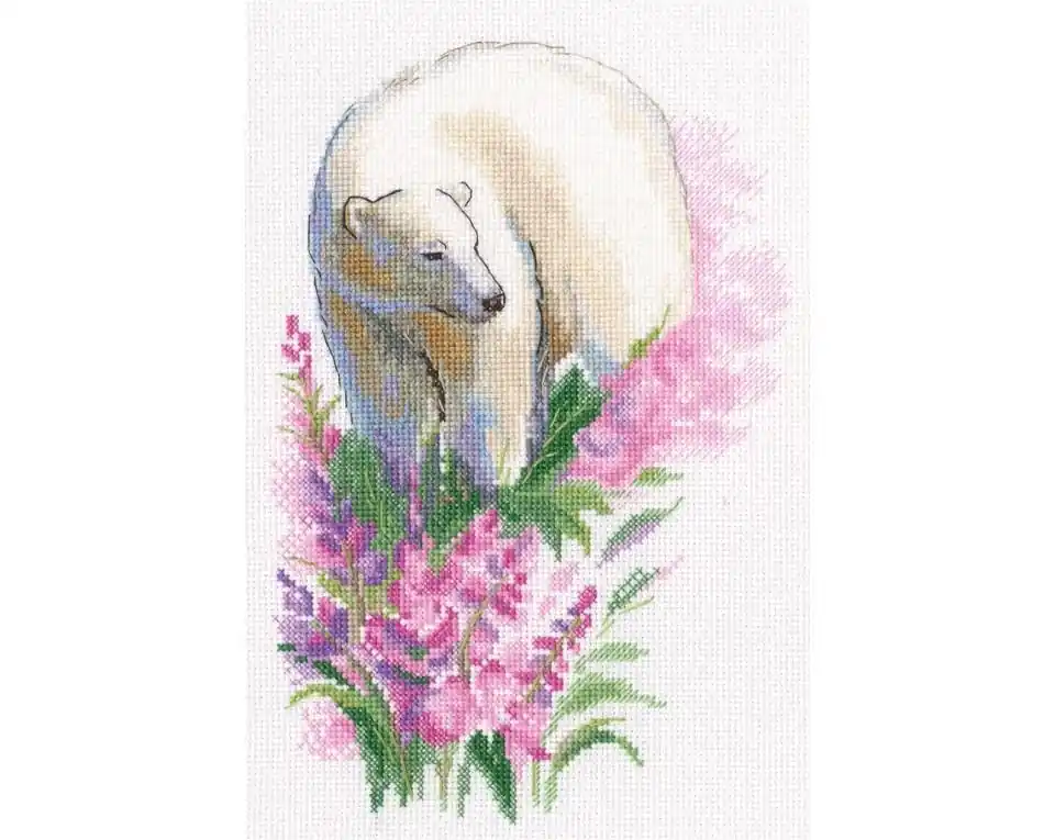 Top Rated Polar bear M971 Counted Cross Stitch Kit