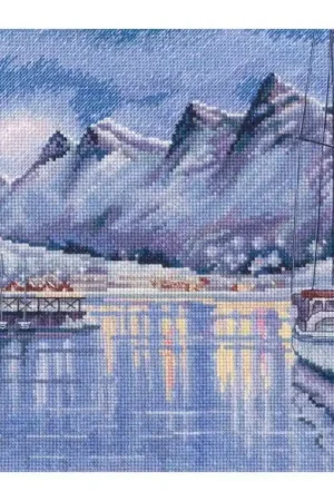 Price Drop Port of Bodo M970 Counted Cross Stitch Kit