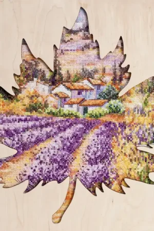 Cross-stitch kit Lavender fields AH-116 Fan Favorite