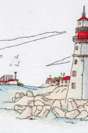 Cross-stitch kit Lighthouse light AH-109 High Quality