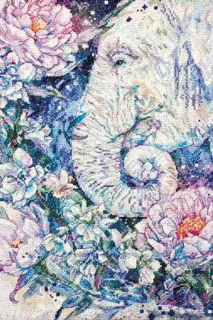 New Arrival Cross-stitch kit White Legends AH-096