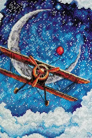 Cross-stitch kit Above the clouds AH-093 Exclusive