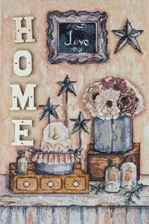 Editor’s Pick Cross-stitch kit Warm at home AH-059