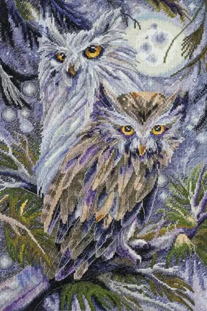 Cross-stitch kit Owls AH-032 Editor’s Pick