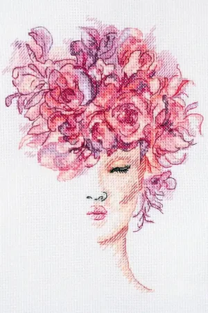 Cross-stitch kit Flower grace AH-172 Direct From Factory