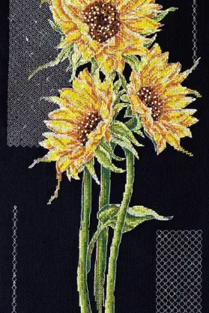 Bargain Cross-stitch kit Bright sunflowers AH-159