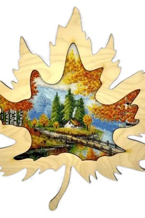 Cross-stitch kit Autumn breath AH-163 Seasonal Sale