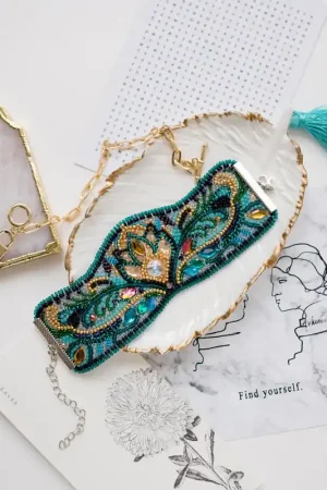 Bead Embroidery Decoration Kit Viridian ADB-008 Low Price