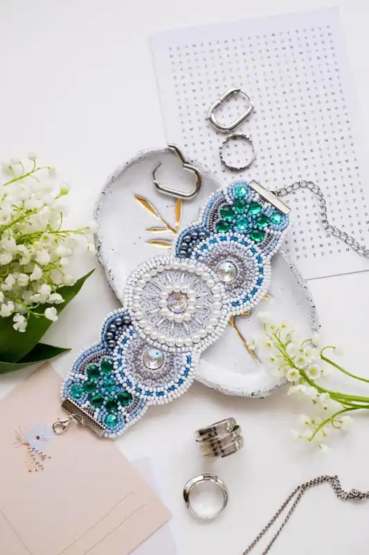 Bead Embroidery Decoration Kit Arabesque ADB-006 New Release