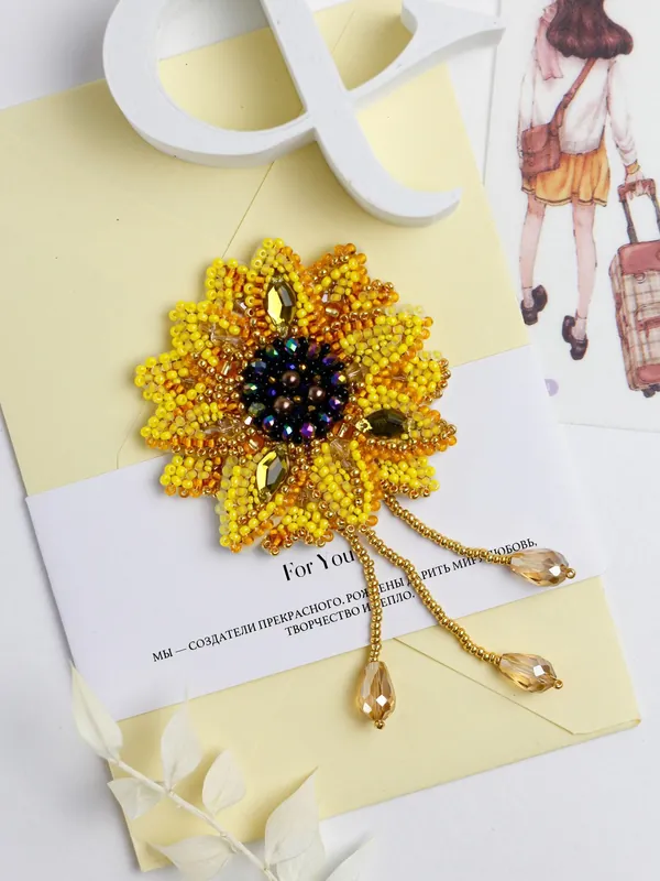 Bead Embroidery Decoration Kit Little sun AD-206 Price Drop
