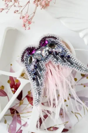 Bead Embroidery Decoration Kit Wing AD-202 Worldwide Shipping