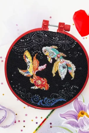 Cross-stitch kit In gentle waves AHM-059 Authentic